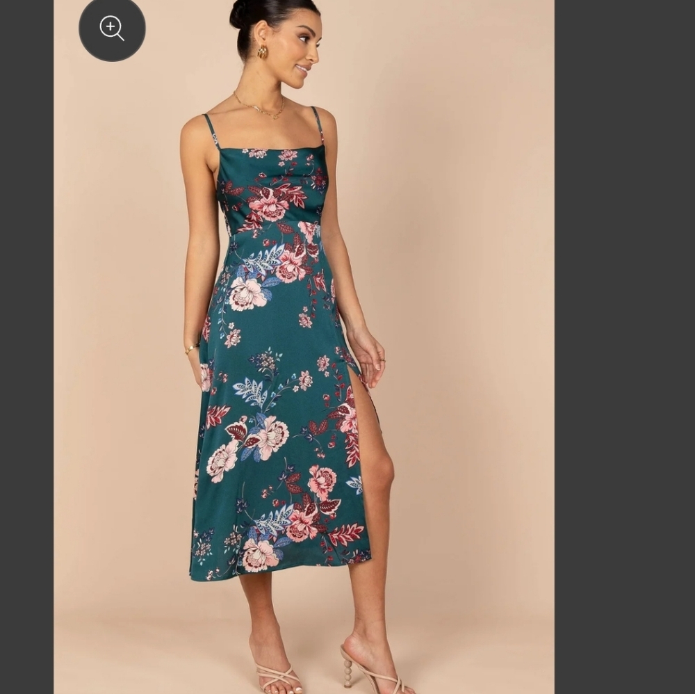 Petal & Pup Alejandro Cowl Neck Mididress - Picture 5 of 15